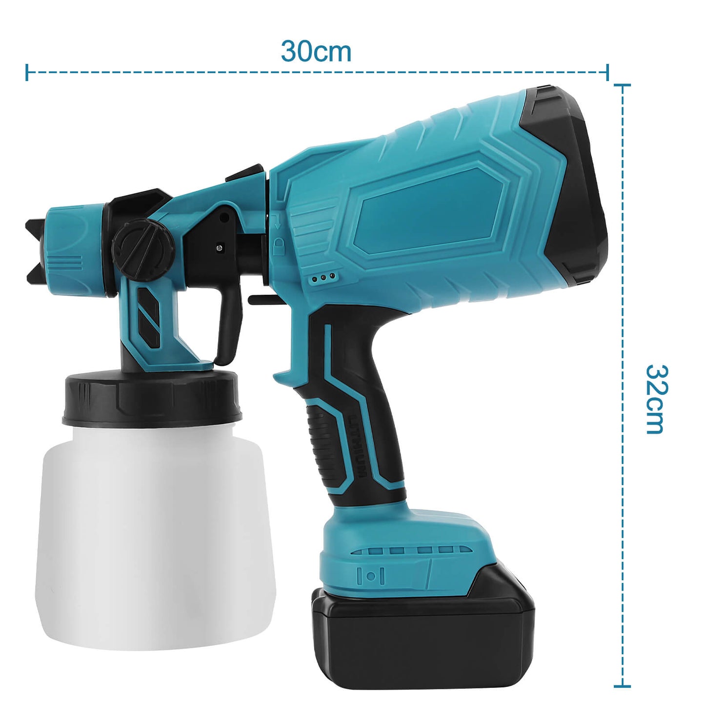 Pistola de Pintura de Alta Pressão Sem Fios – Desempenho Profissional a Um Preço Acessível