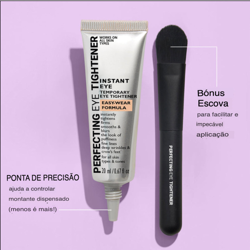 Creme instantâneo para o contorno dos olhos