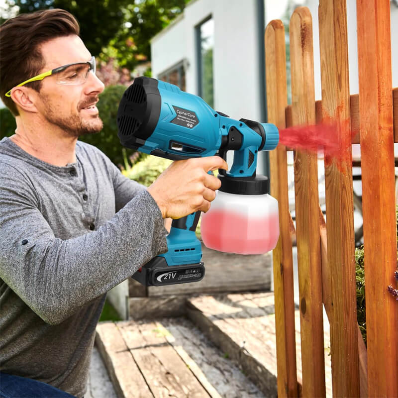 Pistola de Pintura de Alta Pressão Sem Fios – Desempenho Profissional a Um Preço Acessível