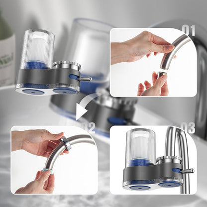 ✨💧Purificador de água para torneira com adaptadores