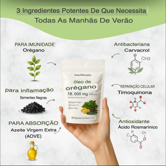 Óleo de Orégãos – 18 000 mg