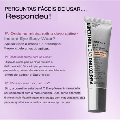Creme instantâneo para o contorno dos olhos