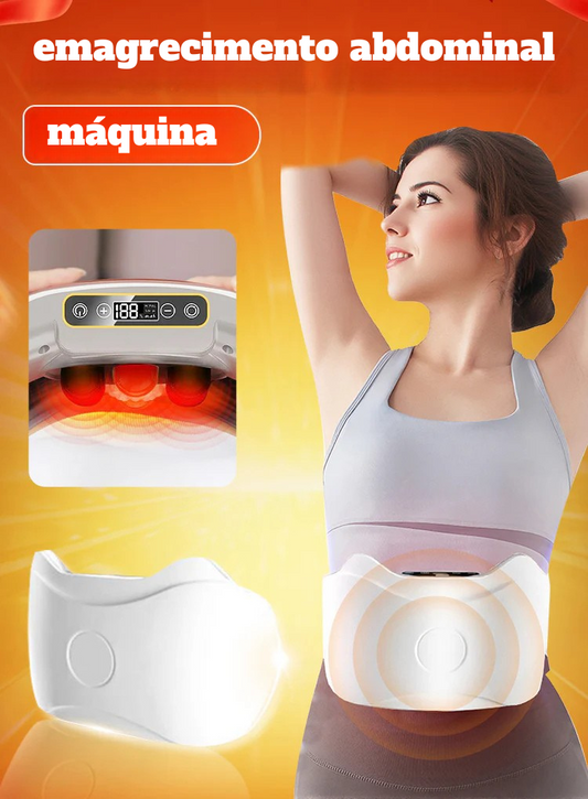 Oferta por tempo limitado ⏳ - massageador abdominal elétrico sem fio com 50% de desconto 💥 para queimar gordura e promover a digestão